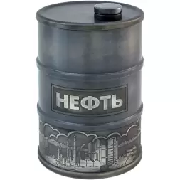 Водочный набор «Нефть» с чернением серебра