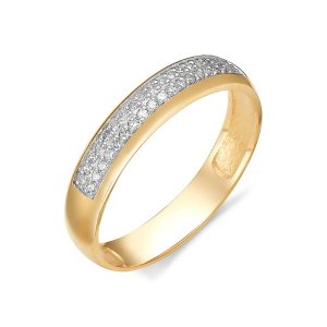 Обручальное кольцо с бриллиантами 1751-100