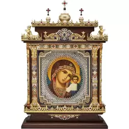 Икона «Казанская Богородица» в драгоценном окладе