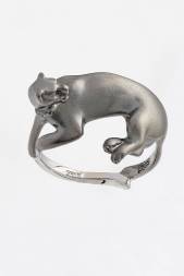 Кольцо пантера с бриллиантом